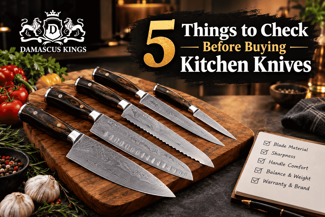 5 Things to Check Before Buying Kitchen Knives