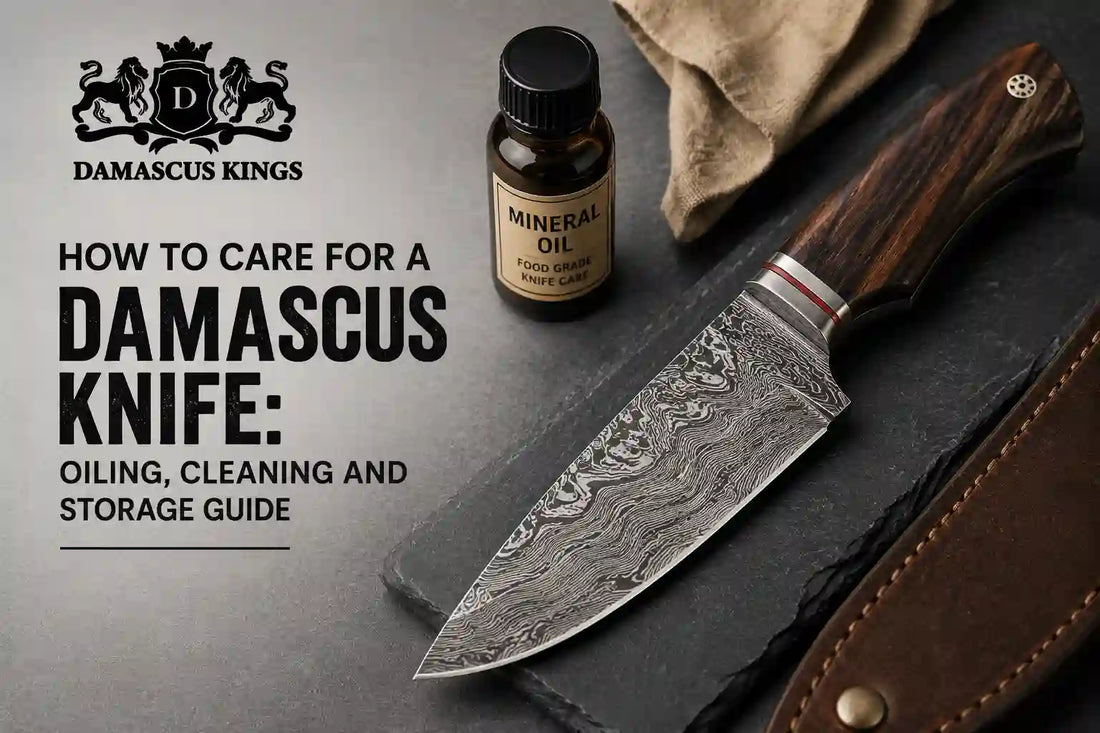 How to Care for a Damascus Knife: Oiling, Cleaning and Storage Guide