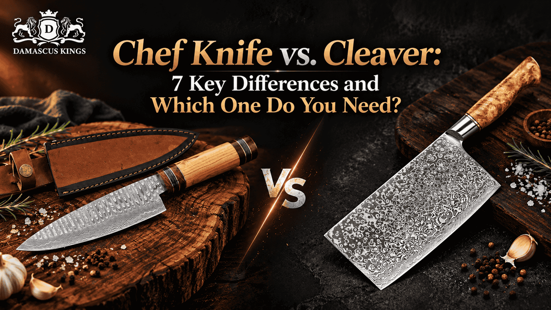 Chef Knife vs. Cleaver: 7 Key Differences and Which One Do You Need?