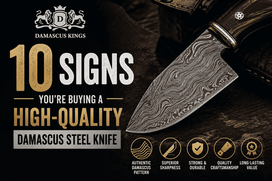 10 Signs You're Buying a High-Quality Damascus Steel Knife